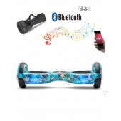 CityMate Elektrikli Kaykay Hoverboard Bluetooth Hoparlörlü 6.5 Inch Grafiti Desenli - 9