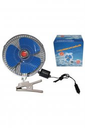 FRT Ottoman Araç içi Vantilatör Oto Pervane 24 Volt Uyumlu Mandallı Çakmaklık Girişli - 1