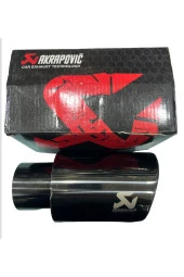 AKRAPOVİC 90 lık titanyum egzoz ucu (YERLİ) - 2