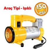 Araba Araç Otomobil Oto Bisiklet Teker Lastik Top Şişirme Metal Hava Kompresörü - 1