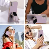 iPhone 11 Kılıf Astronot Seri Stant Silikon Kapak - 7