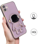 iPhone 11 Kılıf Astronot Seri Stant Silikon Kapak - 6