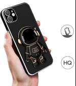 iPhone 11 Kılıf Astronot Seri Stant Silikon Kapak - 3