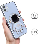 iPhone 11 Kılıf Astronot Seri Stant Silikon Kapak - 9