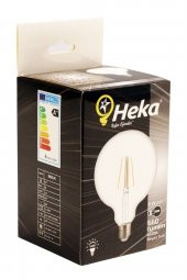 G95 Filament Edison Tip Rustik Ampul 6 Watt Led Ampul - Beyaz Işık 6500 Kelvin 660 Lümen - 3
