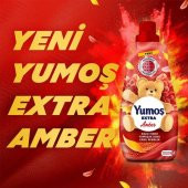 Yumoş Extra Konsantre Çamaşır Yumuşatıcısı Renkliler Için Amber 60 Yıkama 1440 ml X3 Adet - 3