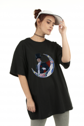 Sailor Moon Tuxedo Mask Unisex Oversize T-Shirt - 1