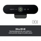 Logitech Brio 4K Ultra HD 960-001106 Mikrofonlu Webcam Outlet - 4