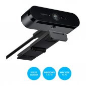 Logitech Brio 4K Ultra HD 960-001106 Mikrofonlu Webcam Outlet - 9