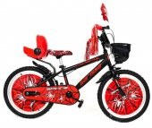 Sarissa Çocuk Bisikleti Arka Bagaj Kutusu Bisiklet Arka Sepet Kırmızı - 3