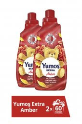 Yumoş Extra Çamaşır Yumuşatıcısı Amber 1440 Ml 2 Adet - 1