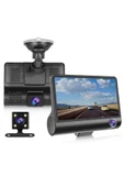 3 Kameralı Araç İçi Full HD Trafik Recorder Güvenlik Kayıt Kamerası - 1