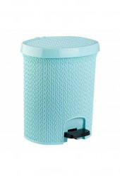 Plastik Örgülü Pedallı Çöp Kovası 5.5 Litre - 2