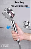 Sardıcı Duş Başlığı Turbo Basınçlı Masaj Etkili Temizlenen Bilir Su Tasarruflu Duş Başlığı Yeni Model thumbnail 4