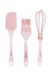 Tantitoni Açık Pembe Renkli Silikon Üçlü Hazırlık Seti - 2