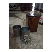 Alttan Havalı Kovalı Uyuyan Soba-kömür Sobası-odun Sobası Kovalı - 2