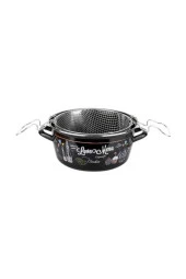 Tantitoni Love Menu Emaye Kızartma Tenceresi 28cm - 2