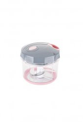 Tantitoni Açık Pembe Gri Büyük Pratik Doğrayıcı Ve Çırpıcı 1000ml - 1