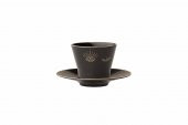 Porland Night Magic Tabaklı Kahve Fincanı 80cc 04ALM005639 - 1
