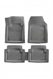 KomatSu Pc50 İle Uyumlu 4D Havuzlu Premium Paspas Takımı Maximum Gri - 1