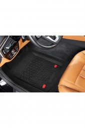 Citroen C4 Uyumlu 3D Havuzlu Paspas Takımı  Safir Siyah - 2