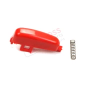 Opel Mokka A X Buick Encore Chevrolet Tracker Trax için KIRMIZI Plastik El Fren Düğme Tuş Kapağı 42389776D thumbnail 1