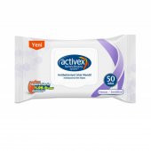 Activex Antibakteriyel Islak Mendil 50 Adet Hassas - 1