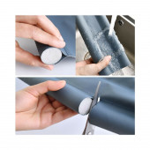 4 Adet Çift Taraflı Kapı Altı Rüzgar Önleyici Ses ve Isı Izolasyon Süngeri thumbnail 4