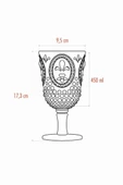 Akrilik Bal Tekli Kadeh & Su Meşrubat Kahve Yanı Bardağı 450 ml ( Cam Değildir ) - 5