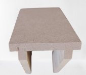 Hobi Adn 90260 Dekoratif Peçetelik Üçgen Ahşap MDF HAM CNC Kesim MODEL El Yapım - 3