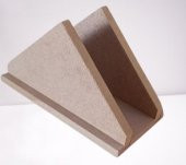 Hobi Adn 90260 Dekoratif Peçetelik Üçgen Ahşap MDF HAM CNC Kesim MODEL El Yapım - 8