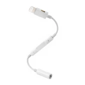 POWERMASTER JH-024 IPHONE LIGHTNING TO 3.5MM AUX KULAKLIK JACK ÇEVİRİCİ 14 CM KABLO - 1
