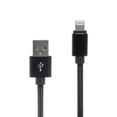 POWERMASTER METAL ÖRGÜLÜ LIGHTNING USB DATA VE ŞARJ KABLOSU thumbnail 1