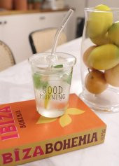 The Mia CAM0367 Good Morning Borosilikat Pipetli Cam Bardak 300 ML - 2