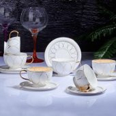 Kosova ZJN-06 Tombul Drop Porselen 6 Lı Nescafe Seti 12 Parça - 1