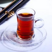 ÇAY-104 Cam 6 Lı Kulplu Çay Takımı - 1