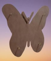 Hobi ADN 90261 Dekoratif Pano Anahtarlık Ahşap MDF HAM CNC Kesim MODEL El Yapım - 3