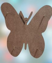 Hobi ADN 90261 Dekoratif Pano Anahtarlık Ahşap MDF HAM CNC Kesim MODEL El Yapım - 6