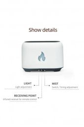 Blic Ultrasonik Aroma Difüzörü Oda Nemlendirici Beyaz YX-1807 - 3