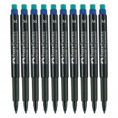 Faber-Castell Permanent Asetat Kalemi Mavi M Uç 10 Lu Kutu - 1