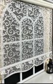 StorBurada Çiftli Sistem Beyaz Tül Perde ve Ekru Stor Perde STB-103  Beyaz 90 x 200 - 3