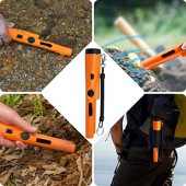 GMN-pointer El Tipi Altın Gümüş Metal Dedektörü Alarmlı Taşıma Çantalı Pil Dahil Su Geçirmez Kılıflı - 3