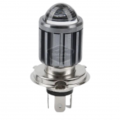 Otomobil Araç Motosiklet Mercekli Far Ampulü Led Far Çift Renk Sarı-Beyaz CSP Led Lamba Delici Yayıcı Uzun Kısa 1 Adet H4 - 10