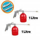 Metal Ahşap Plastik Yüzey Boyama Mazot Tabancası Alttan Depolu Havalı Boya Tabanca 1 LT - 1