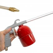 Metal Ahşap Plastik Yüzey Boyama Mazot Tabancası Alttan Depolu Havalı Boya Tabanca 1 LT - 3