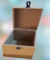 Hobi Adn 90264 Dekoratif Bahşiş Kutu Ahşap MDF HAM CNC Kesim MODEL El Yapım - 2