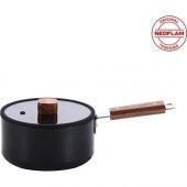 NEOFLAM BIEN ALÜMİNYUM DÖKÜM SOS TENCERESİ SİYAH 18 CM - 1