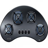 TEKA VR 90 4G AI AL TR KRİSTAL CAM GAZLI OCAK SİYAH - 1