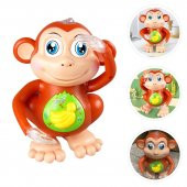 CANALİ Toys Pilli Işıklı Sesli Kukuli YJ-3030, Dans Eden Işıklı Sesli Kukuli Robot - 2