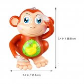 CANALİ Toys Pilli Işıklı Sesli Kukuli YJ-3030, Dans Eden Işıklı Sesli Kukuli Robot - 5
